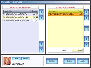 BDP-NET Peluquería y Estética. Control de tratamientos